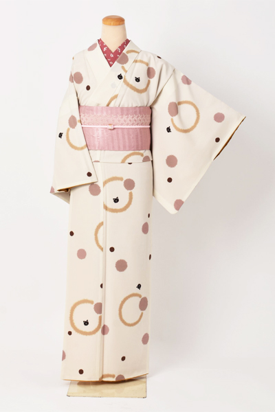 小紋(カジュアル・ピンク)