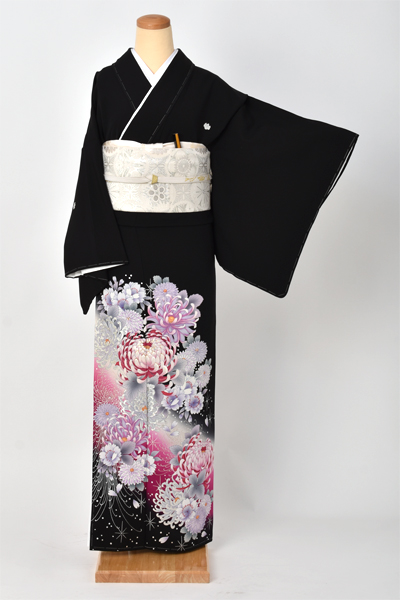 黒留袖〔菊・桜〕