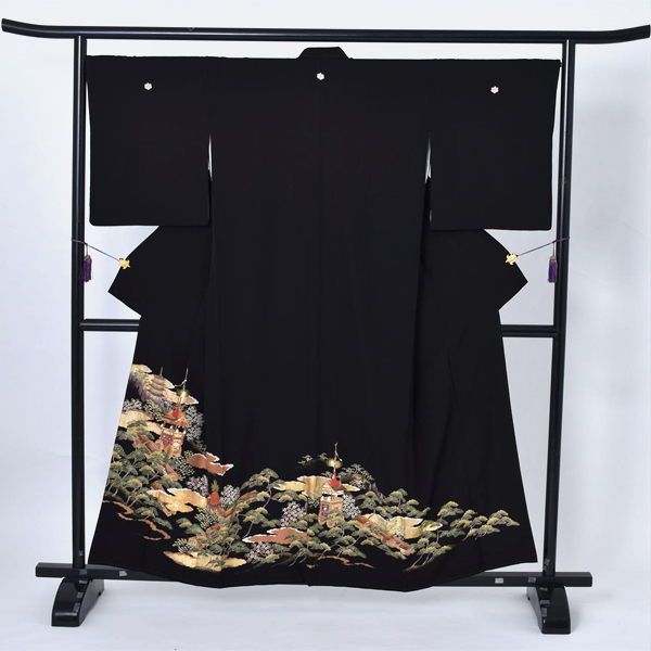 黒留袖〔古都風景〕