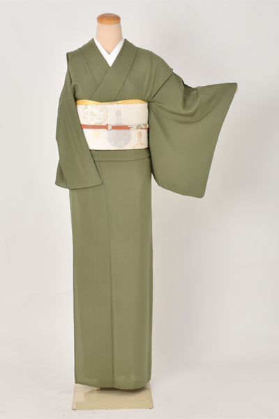 夏物色無地〔抹茶色〕