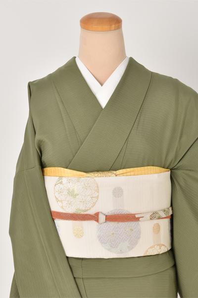 夏物色無地〔抹茶色〕