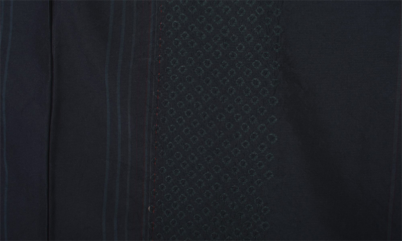 紬【薄手の泥染め風】