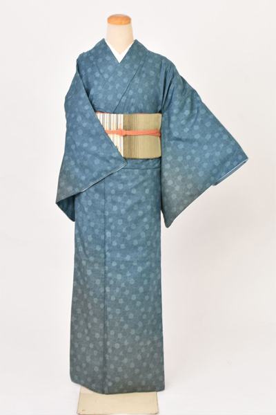 紬【グラデーションの染大島】