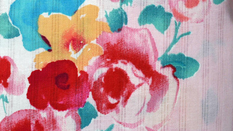 浴衣【白×花】