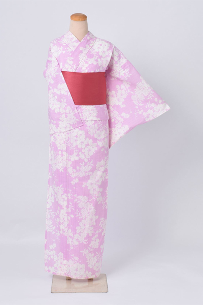 浴衣(ピンク×花)