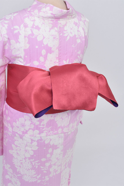 浴衣(ピンク×花)