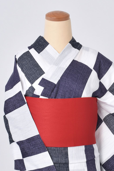 ゆかた(市松模様)