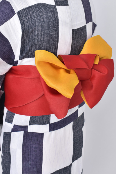 ゆかた(市松模様)