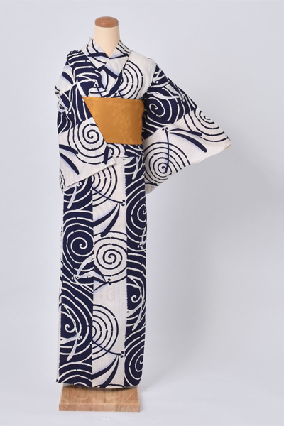 浴衣（トンボ柄）