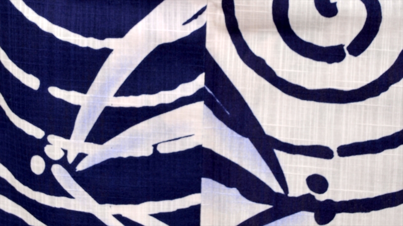 浴衣（トンボ柄）