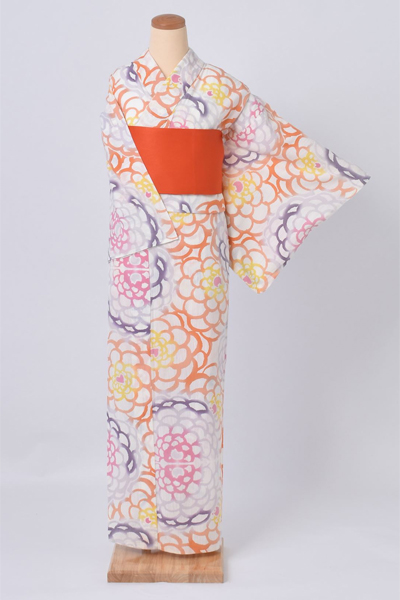 浴衣（「tsumori chisato」大輪の花)