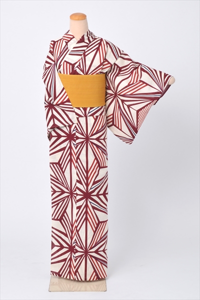 ゆかた(「夏日記」麻の葉)