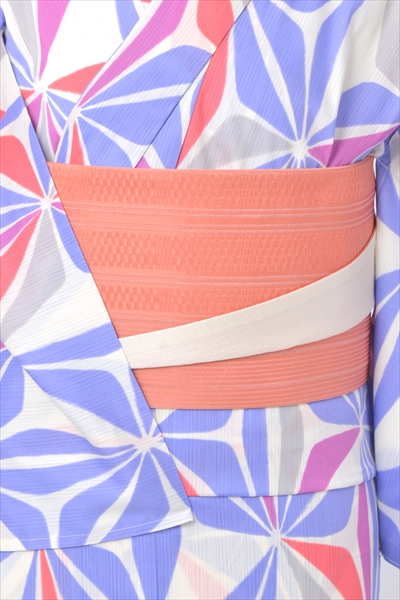 浴衣【パステル紫×風車つなぎ】