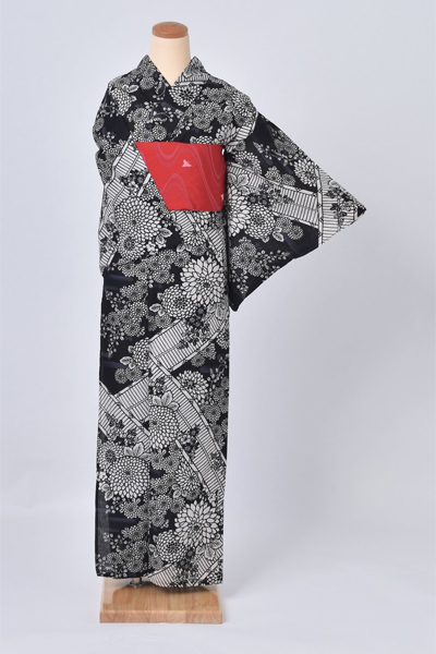 ゆかた(中形染め)