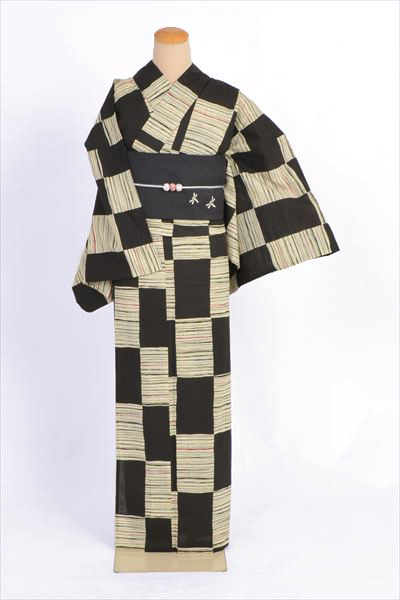 浴衣（市松模様）