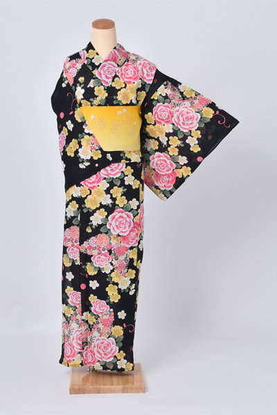 浴衣（可愛い花柄）トールサイズ