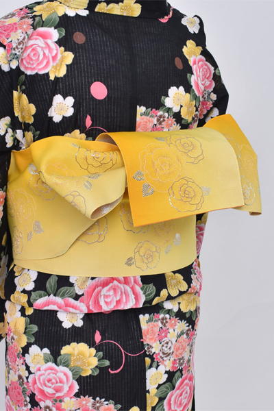 浴衣（可愛い花柄）トールサイズ