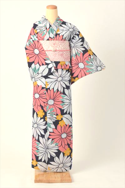 浴衣(大輪菊のレトロモダン)
