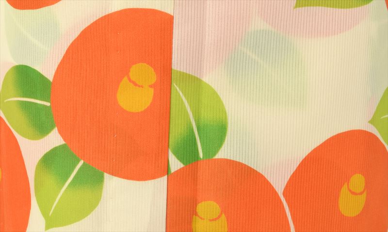 浴衣(大正ロマン漂うつばき柄)