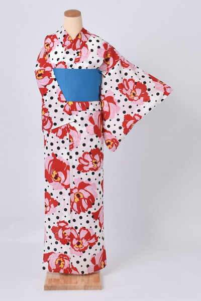 浴衣(上質ポリエステルの着物風)