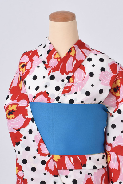 浴衣(上質ポリエステルの着物風)