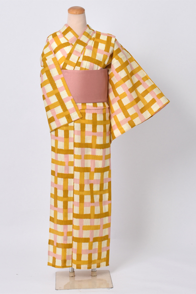 浴衣(「tsumori chisato」格子)