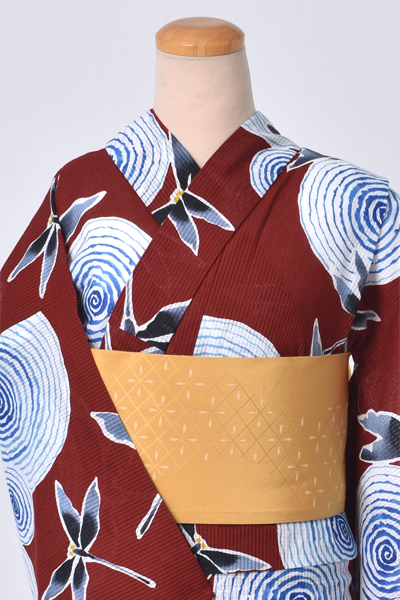 浴衣(「そしてゆめ」エンジ×トンボ)