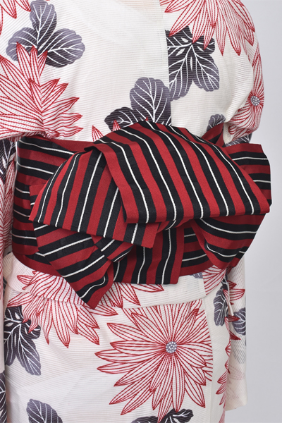 浴衣(綿絽×ダリア)