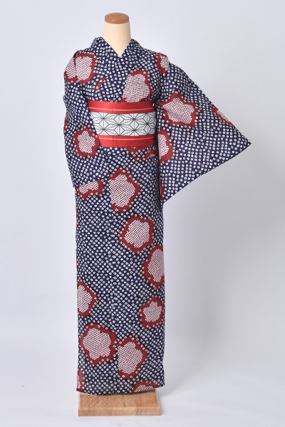浴衣(絞り風)