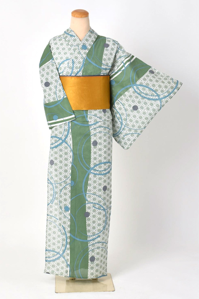 浴衣（麻の葉）