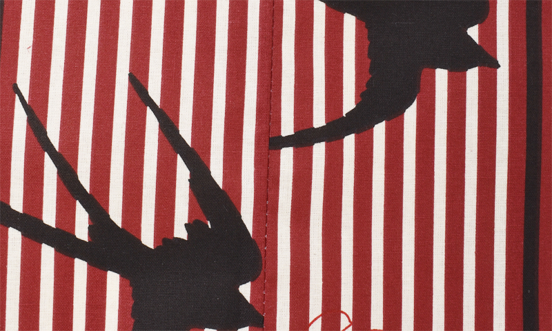 浴衣[ストライプ/燕・糸菊]