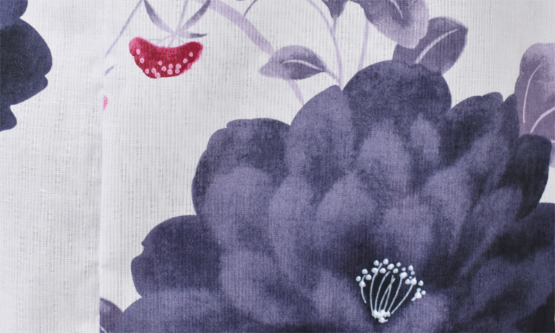 浴衣[Ｓサイズ/水彩画風/アイスグレー]