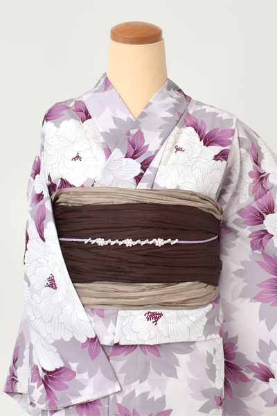 浴衣[薄紫/牡丹]