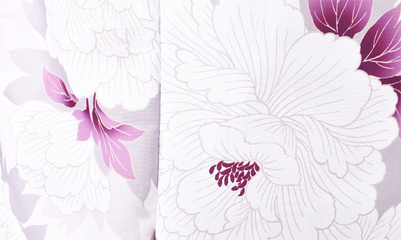 浴衣[薄紫/牡丹]