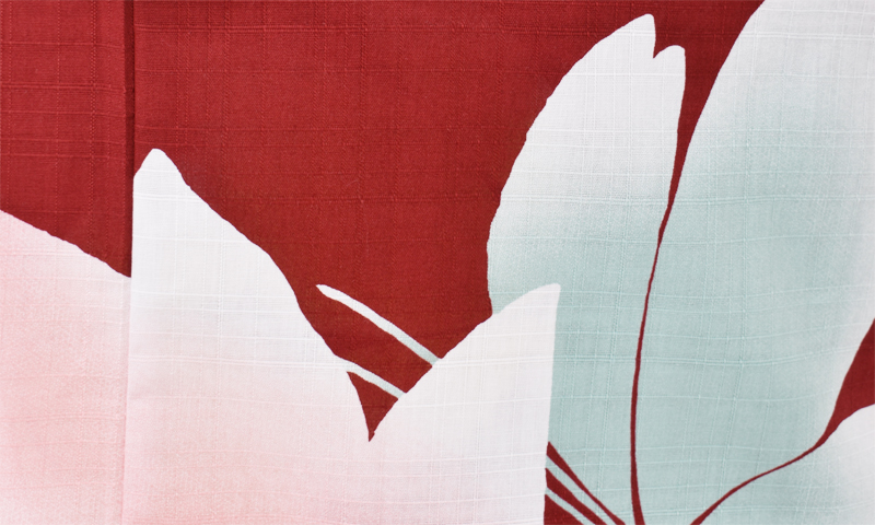 浴衣[UTAHA/えんじ/蝶]