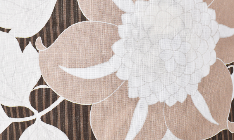 浴衣[茶縞/クレチマス]