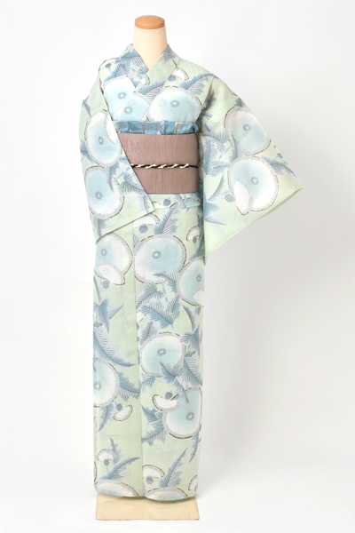 浴衣[UNSODO/薄緑/あざみ]