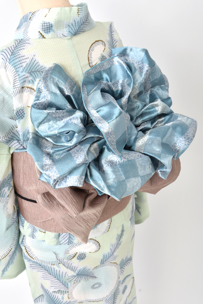 浴衣[UNSODO/薄緑/あざみ]